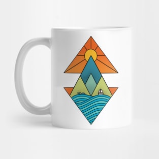 Nature ocean and mountains Mug